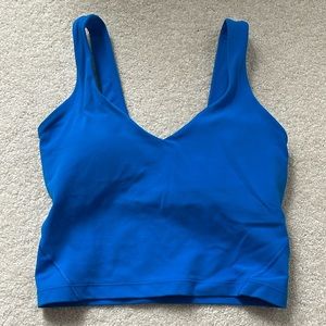 Lululemon align tank top poolside blue. Size 2